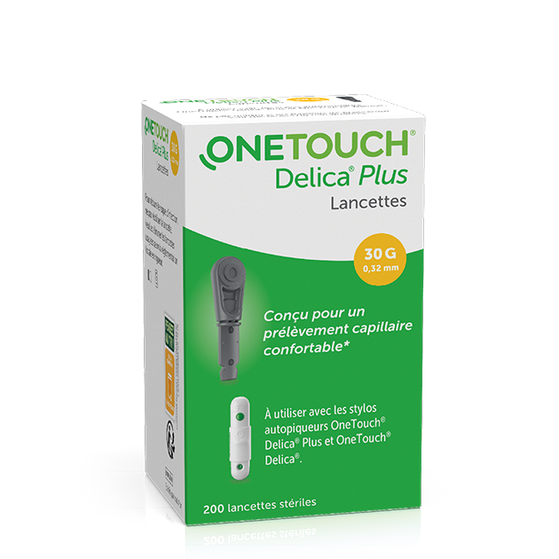 Lancettes OneTouch® Delica® Plus boîte