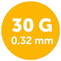 Lancettes fines (30G)