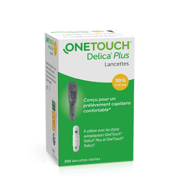 Lancettes OneTouch® Delica® Plus boîte