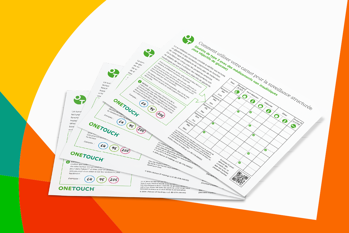 Feuille explicative sur l'utilisation des outils de suivi de la glycémie.